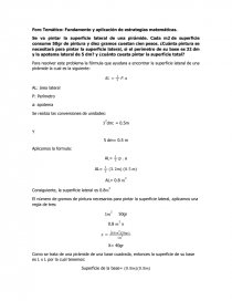 Foro Temático: Fundamento y aplicación de estrategias matemáticas. Página 1