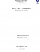 Matemática y su didáctica II Planificación con geogebra