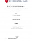 Contaminación ambiental de la calle 3 “Urbanización Santa Paula” en el distrito de Puente Piedra, 2023