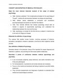 Concept and definition of medical psychology