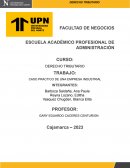 Caso práctico de una empresa industrial
