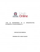 Plan de mantenimiento de la infraestructura no-operativa de Aguas Andinas S.A