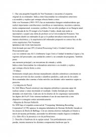 Modelo de Von Neumann. Página 1