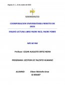 Lectura libro Padre rico, padre pobre