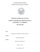 El Pensamiento de la Iglesia en Términos Económicos
