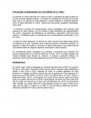 Situación alimentaria de los niños en el Perú