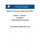 Problematizando el presente