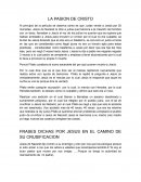 La pasión de Cristo