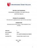 Organización estructura y funcionamiento del estado