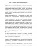 Ensayo: “Sistema Financiero Nacional”