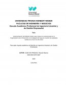 Implementación del Método Kaizen para mejorar la productividad en la Organización de la Producción en la categoría de ropa