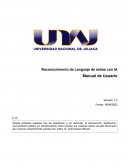 Reconocimiento de Lenguaje de señas con IA