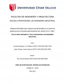 Sistema informático para mejorar la productividad en el control de asistencia de la empresa Agroindustrias San Jacinto S.A.A. 2022