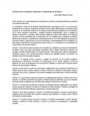 Artículos de la Constitución Mexicana: Fundamentos de la Nación