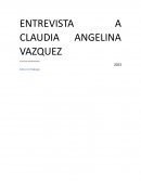 Entrevista a Claudia Angelina Vazquez