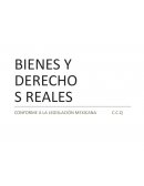 Bienes y Derechos reales