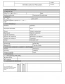 Historia clínica de psicología