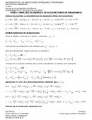 Valores de posición y velocidad para las siguientes fases del mecanismo