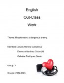 Trabajo de Inglés. Hypertension, a dangerous enemy