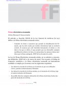 Firma electrónica avanzada