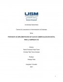 Propuesta de implementación de plan de comercialización digital para la empresa XYZ