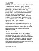 El aborto. Causas. Consecuencias