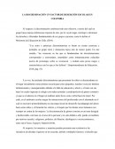La discriminación un factor de deserción escolar en Colombia