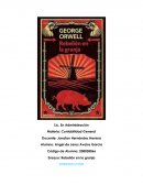 La novela Rebelión en la Granja