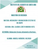 Narración sobre un grupo altamente efectivo