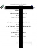 La educación y el nacionalismo