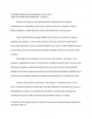 Informe periodo desarrollo nivel inicial sala 4