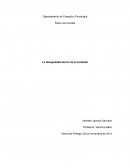 La desigualdad dentro de la sociedad