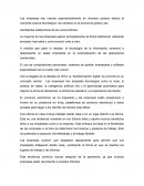 Evolución de los negocios