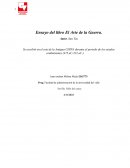 Ensayo del libro El Arte de la Guerra. Autor. Sun Tzu