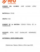 Código Fiscal de la Federación