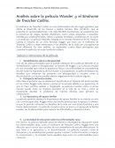 Análisis sobre la película Wonder ,y el Síndrome de Treacher Collins