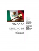 Estado de derecho en México