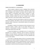 La modernidad