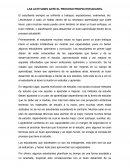 Las actitudes ante el proceso propio estudiantil