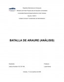 Analisis batalla de araure Simon Bolivar