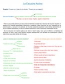 Comunicación escucha activa