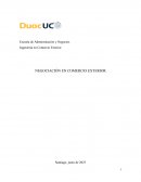 Negociación en comercio exterior
