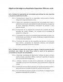 Objetivos Estratégicos y Resultados Esperados