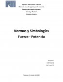 Normas y Simbologías Fuerza– Potencia
