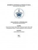 Ejemplo entrevista psicológica reporte