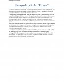 Ensayo de película: “El Juez”