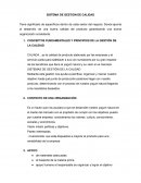 Sistema de gestión de calidad