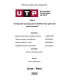 Compra de vacunas para la COVID 19 por parte del sector privado