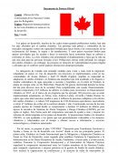 Migración humana producto de la Crisis climática en zonas en vía de desarrollo País: Canadá