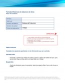 Formato Eficiencia de balanceo de línea